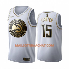 Maillot NBA Atlanta Hawks Vince Carter 15 Nike 2019-20 Blanc Golden Edition Swingman - Homme